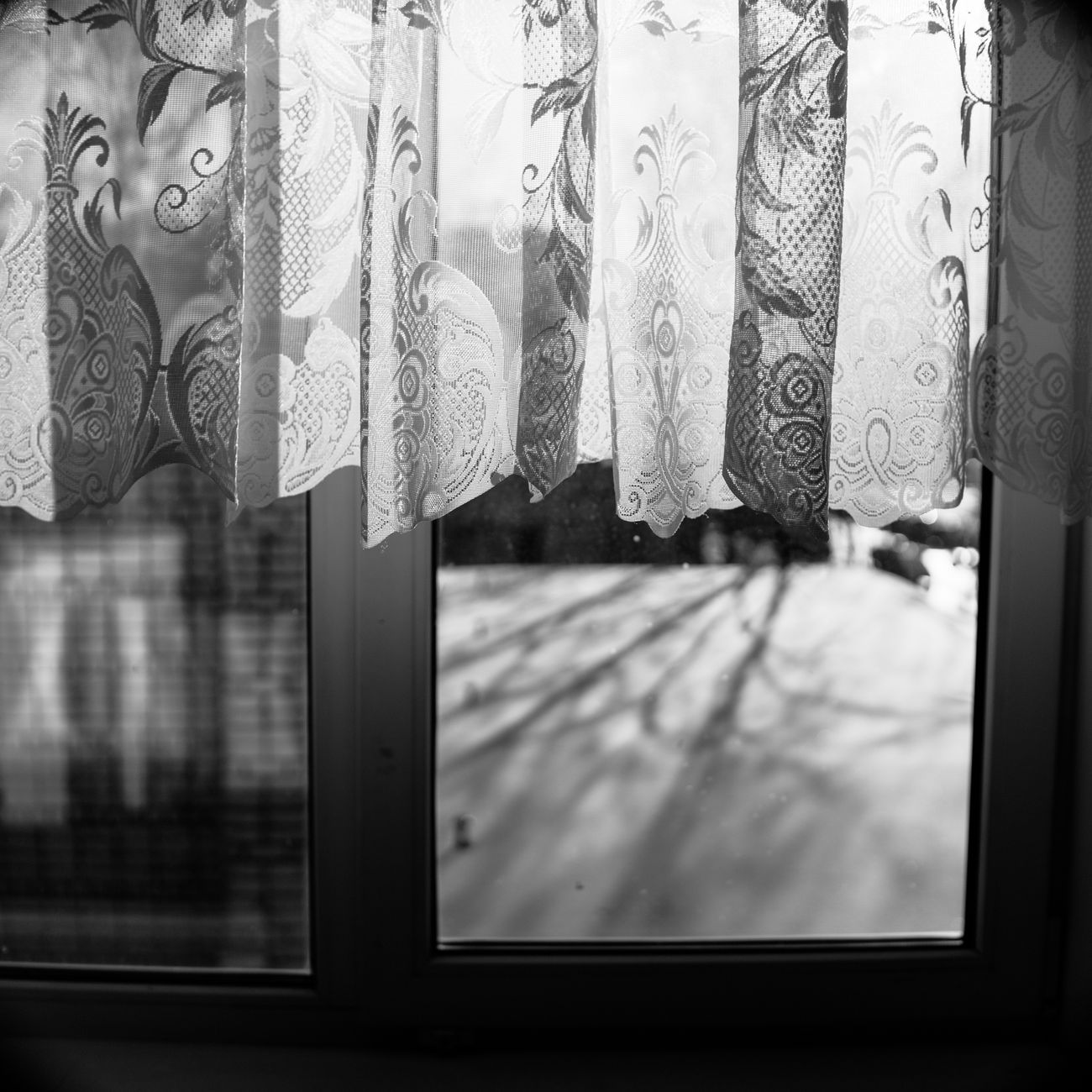 Biely voál – záclony na mieru